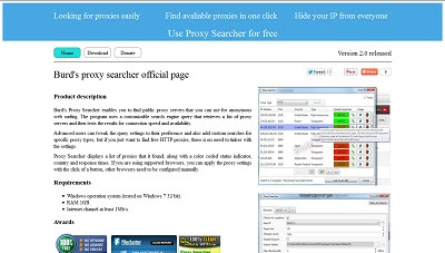 Burd's Proxy Searcher, Miscellaneous Internet Software