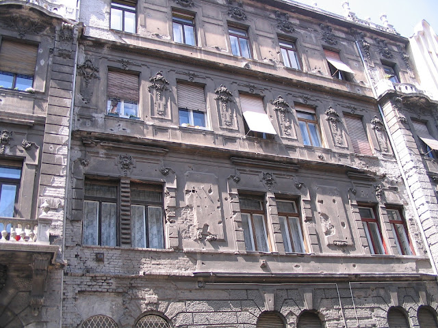 Budapest, VIII. kerület, golyónyomok, ruins, WWII, 1956, romok, házak