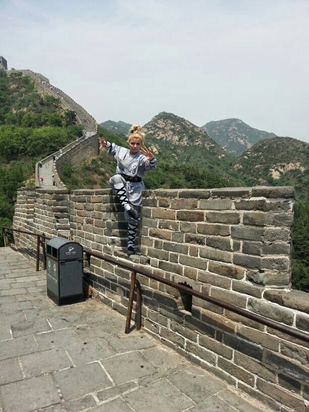 Shifu Paty Lee en Shaolin y Wudang  China 2014
