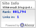 Cara Memasang Alexa Site Stats Button di Blogger