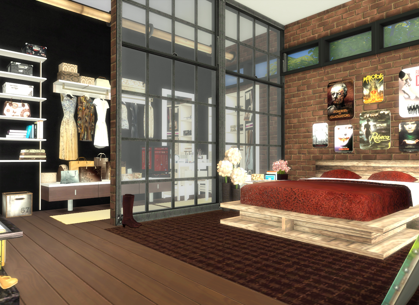 The Sims 4 Industrial Loft Speed Build Loft Building Sims 4 Vrogue