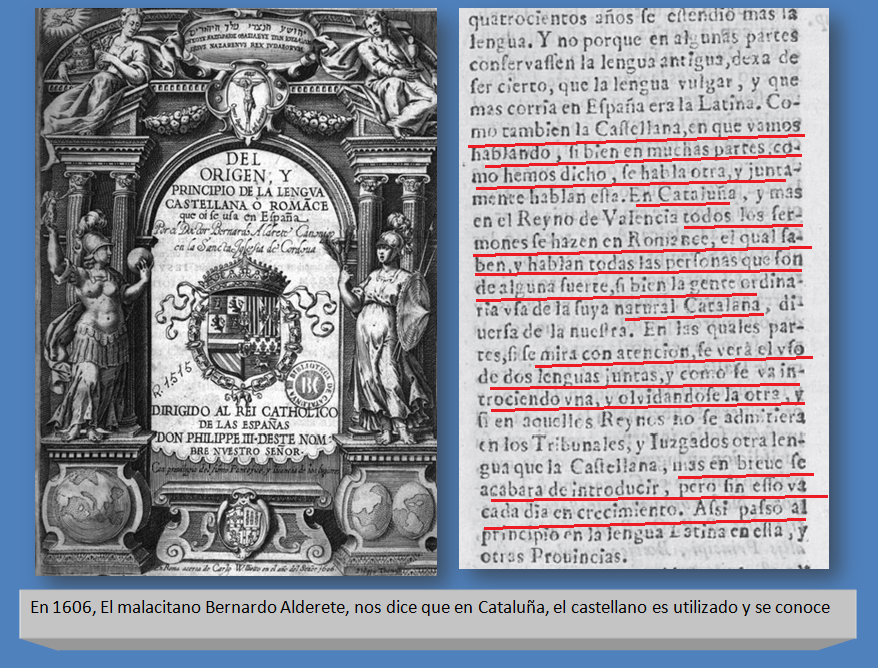 HISTORIA DEL IDIOMA ESPAÑOL EN CATALUÑA 1606+bernardo+alderete