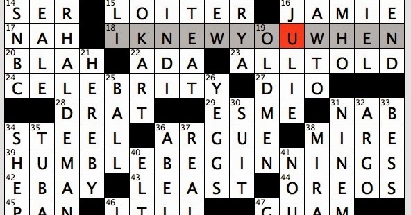 Rex Parker Does the NYT Crossword Puzzle: Nixon White House chief of