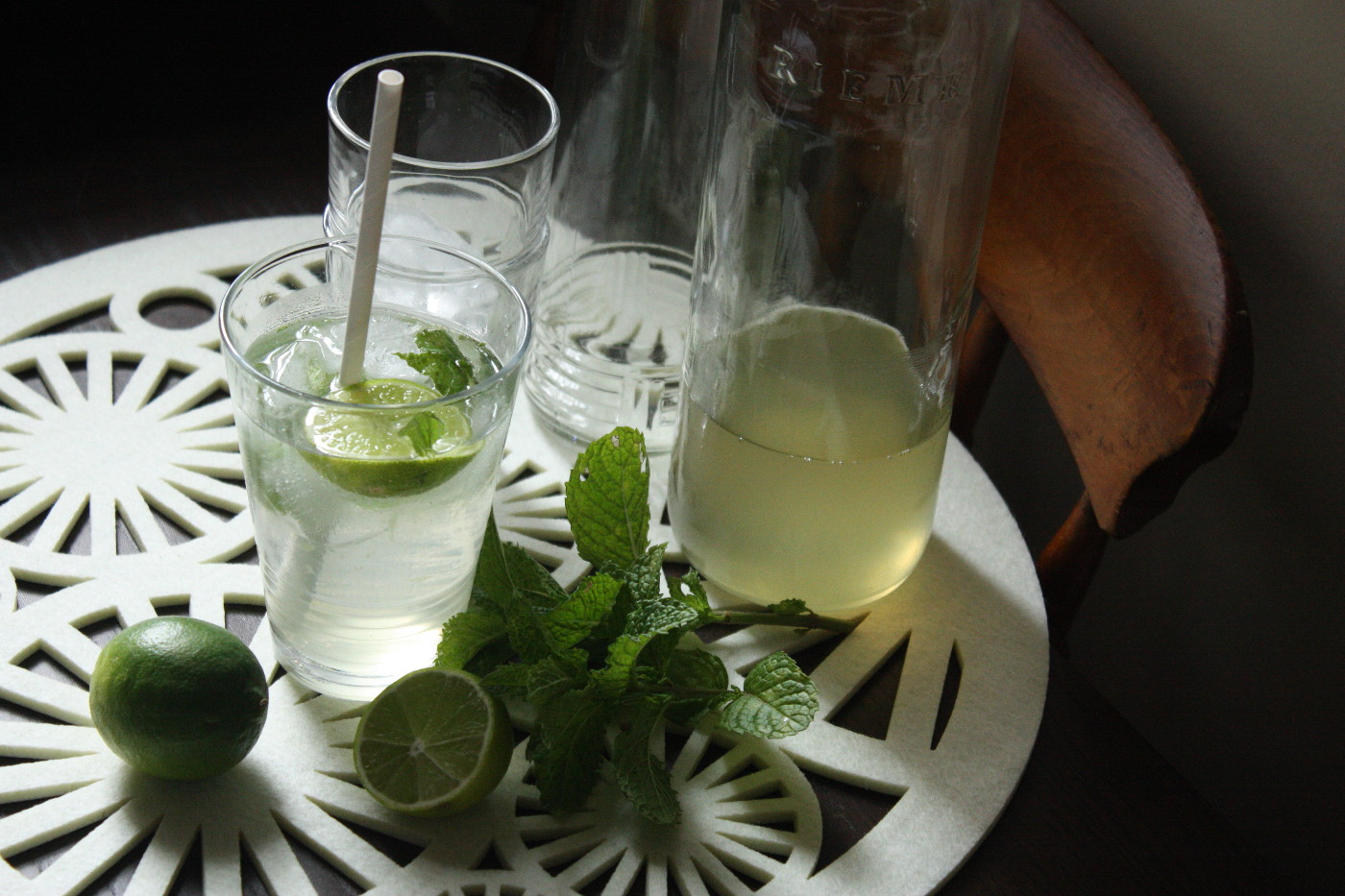 food by jessica Lime and Mint Cordial