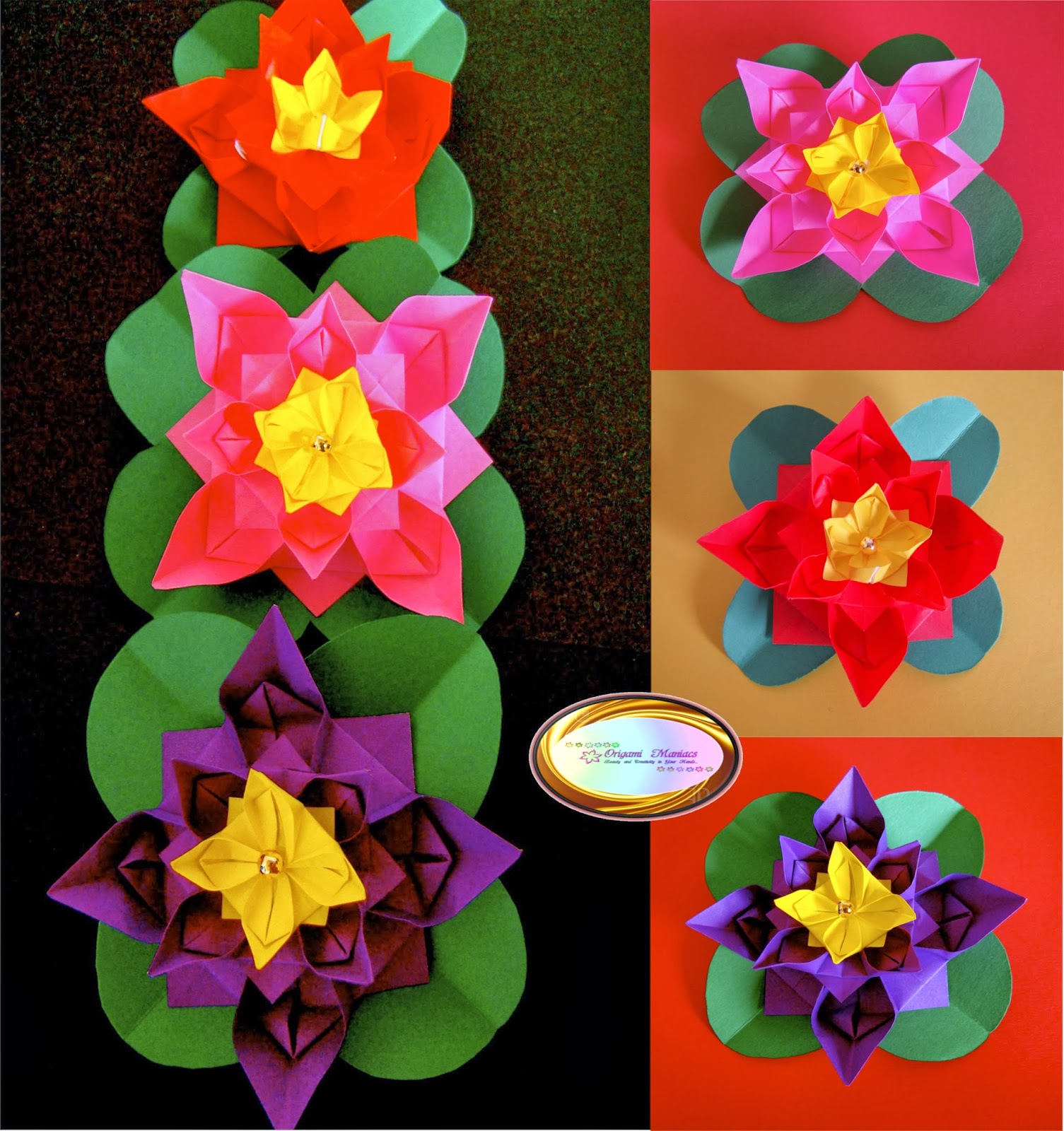 Origami Maniacs Cute Origami Flower