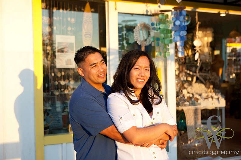 Engagement portrait, Shoreline Village Long Beach