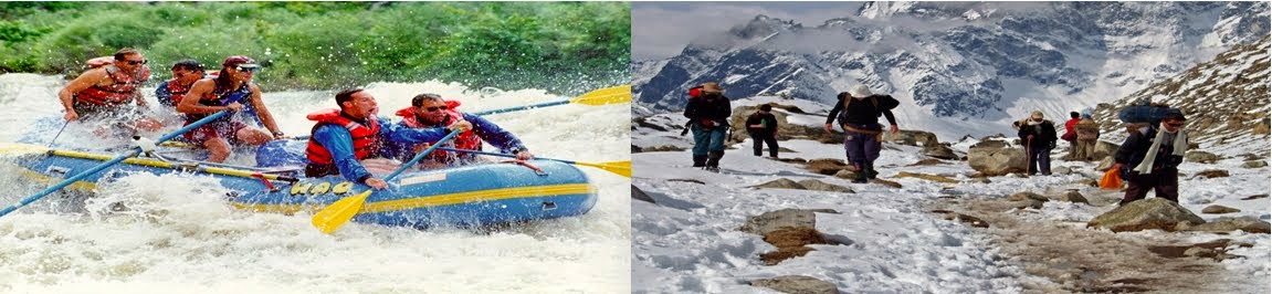 Rafting | Camping | Trekking | Bunjee Jumping | wildlife Safari |Adventure Holiday Rishikesh India