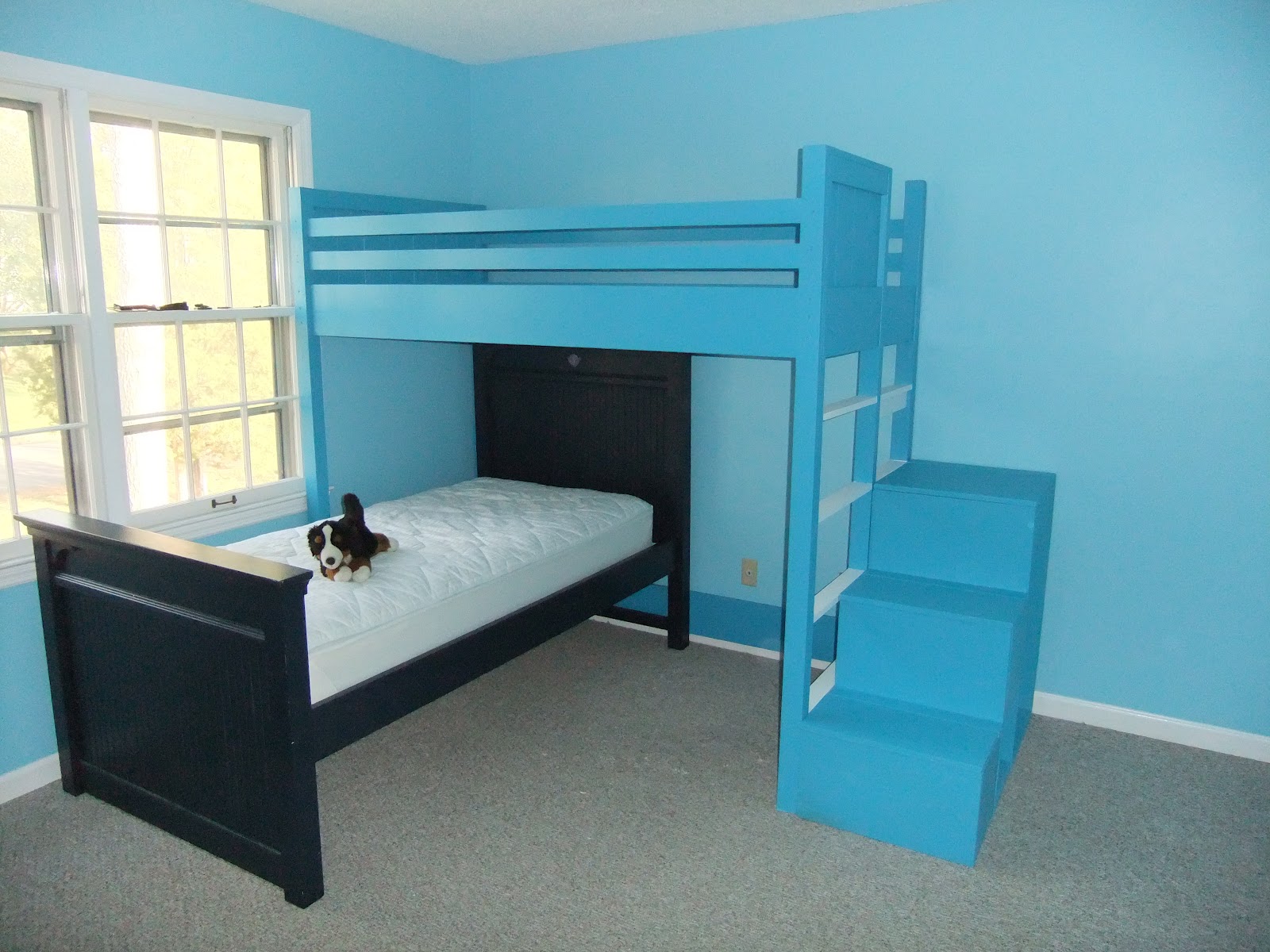 The Elusive Bobbin New Loft Bed and Boys Room Makeover