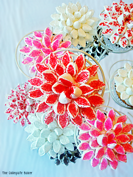 Marshmallow Flower Cupcakes