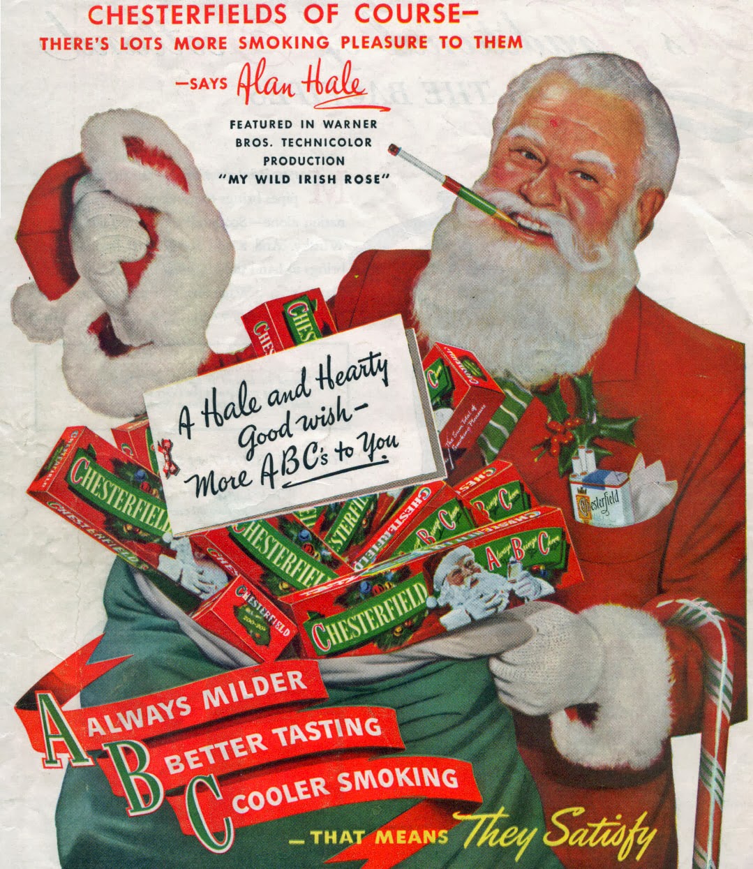 24 VINTAGE CHRISTMAS CIGARETTE ADS! Popthomology