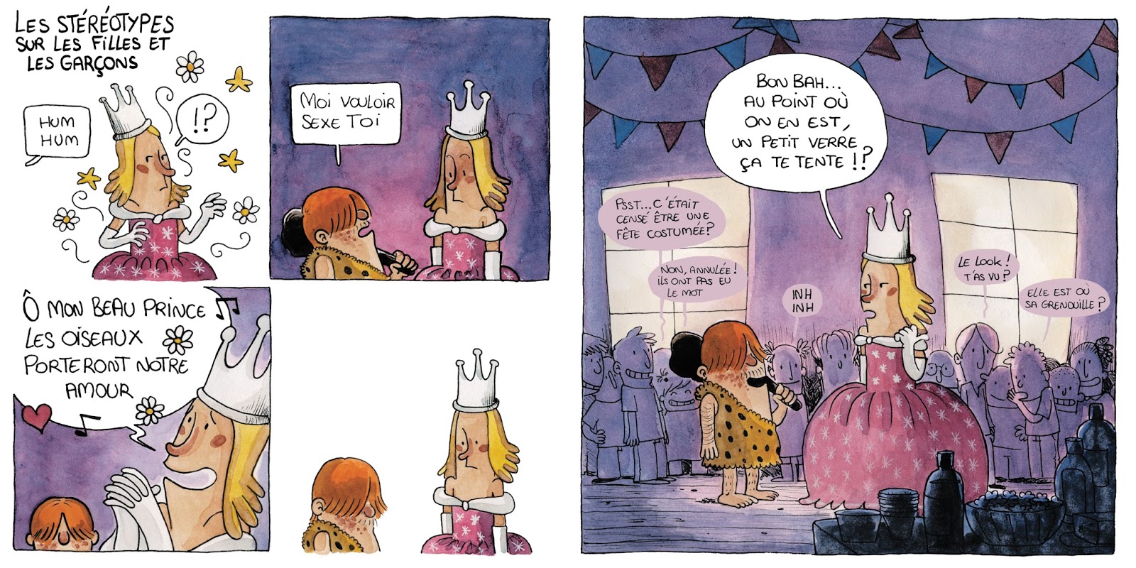 Les stéréotypes sur les filles et les garçons projet bd. CYBERCRIPS