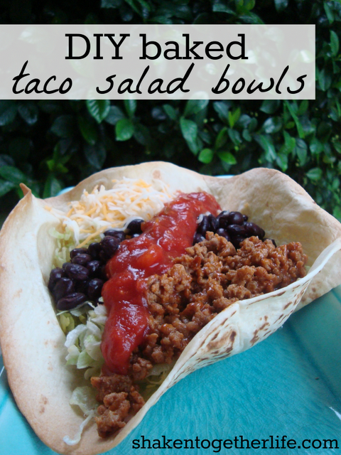 baked taco salad bowls