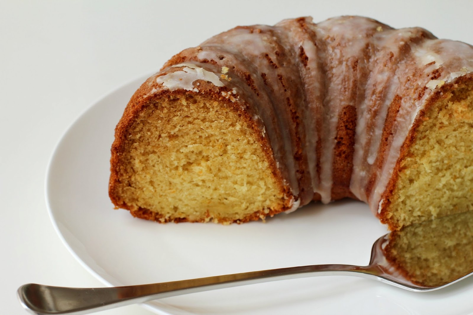 Milk and Honey Orange Olive Oil Cake with Almond Glaze