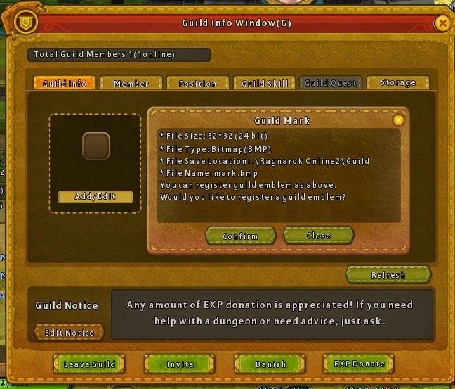 Ragnarok Online 2 Guild system
