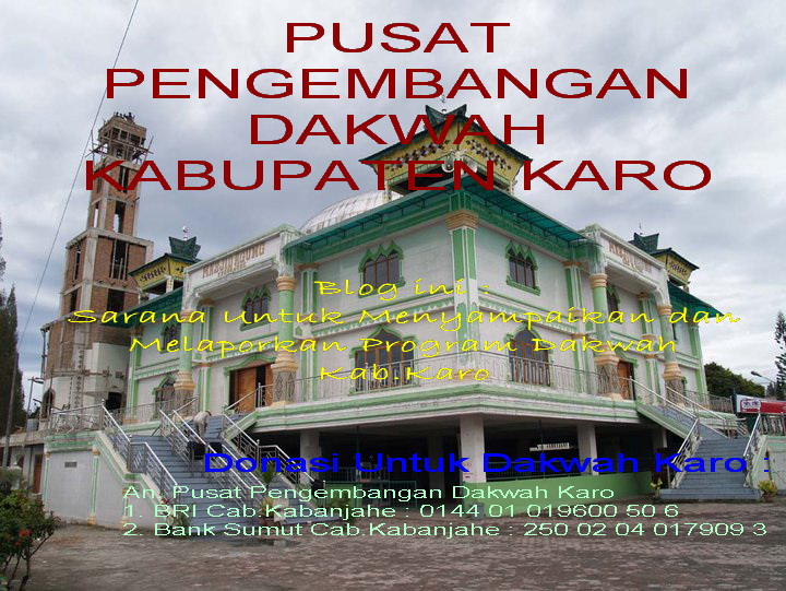 PUSAT PENGEMBANGAN DAKWAH KAB.KARO