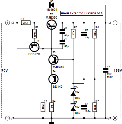 Voltage Regulator Circuits - Electronics Tutorial and Schematics ...