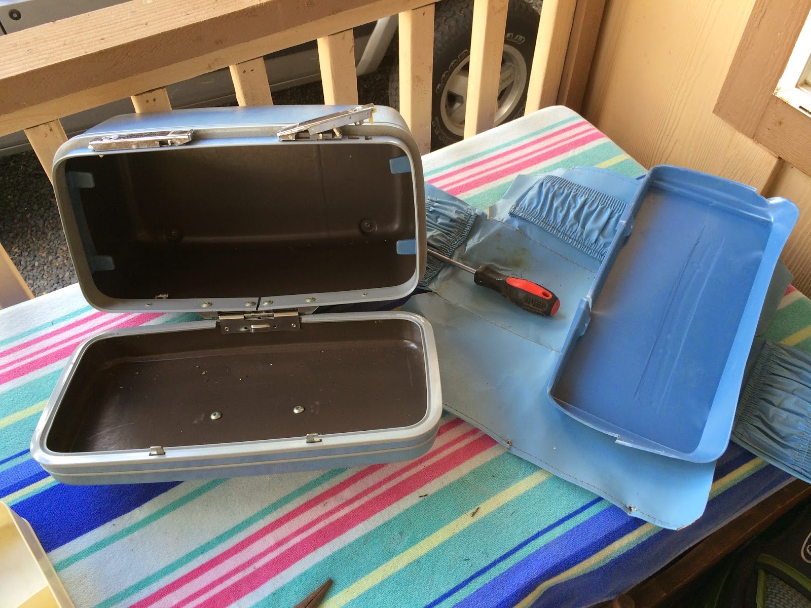 How To Recover A Vintage Train Case Ivy & Co.