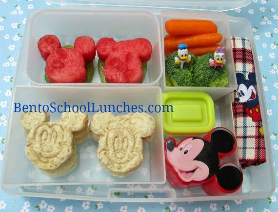 Bento School Lunches : Disney Mickey, Minnie and Friends Bento