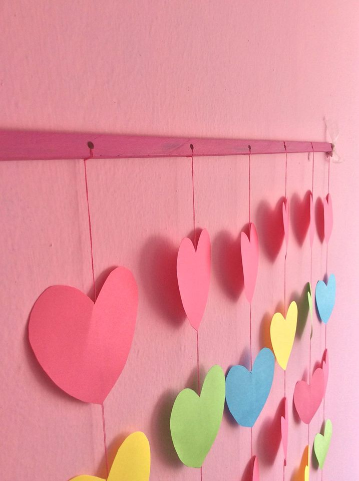 decorar mi cuarto con cartulina mi casa es mi hogar cortina de corazones decorar mi cuarto con cartulina mi casa es mi hogar cortina de corazones