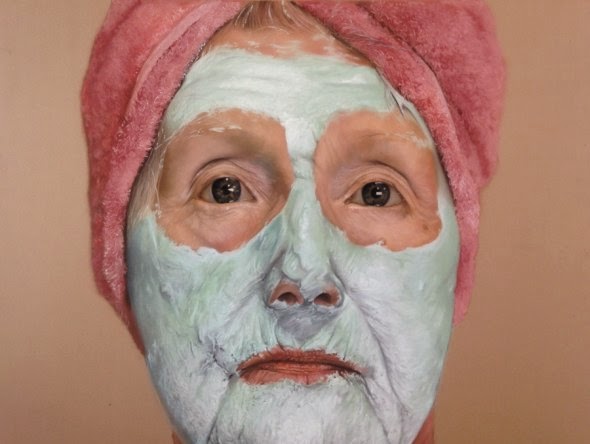 Os retratos hiper-realistas de Oliver Jones criticando o culto à aparência e imagem Oliver Jones pinturas hiper realistas retratos crítica social imagem e beleza
