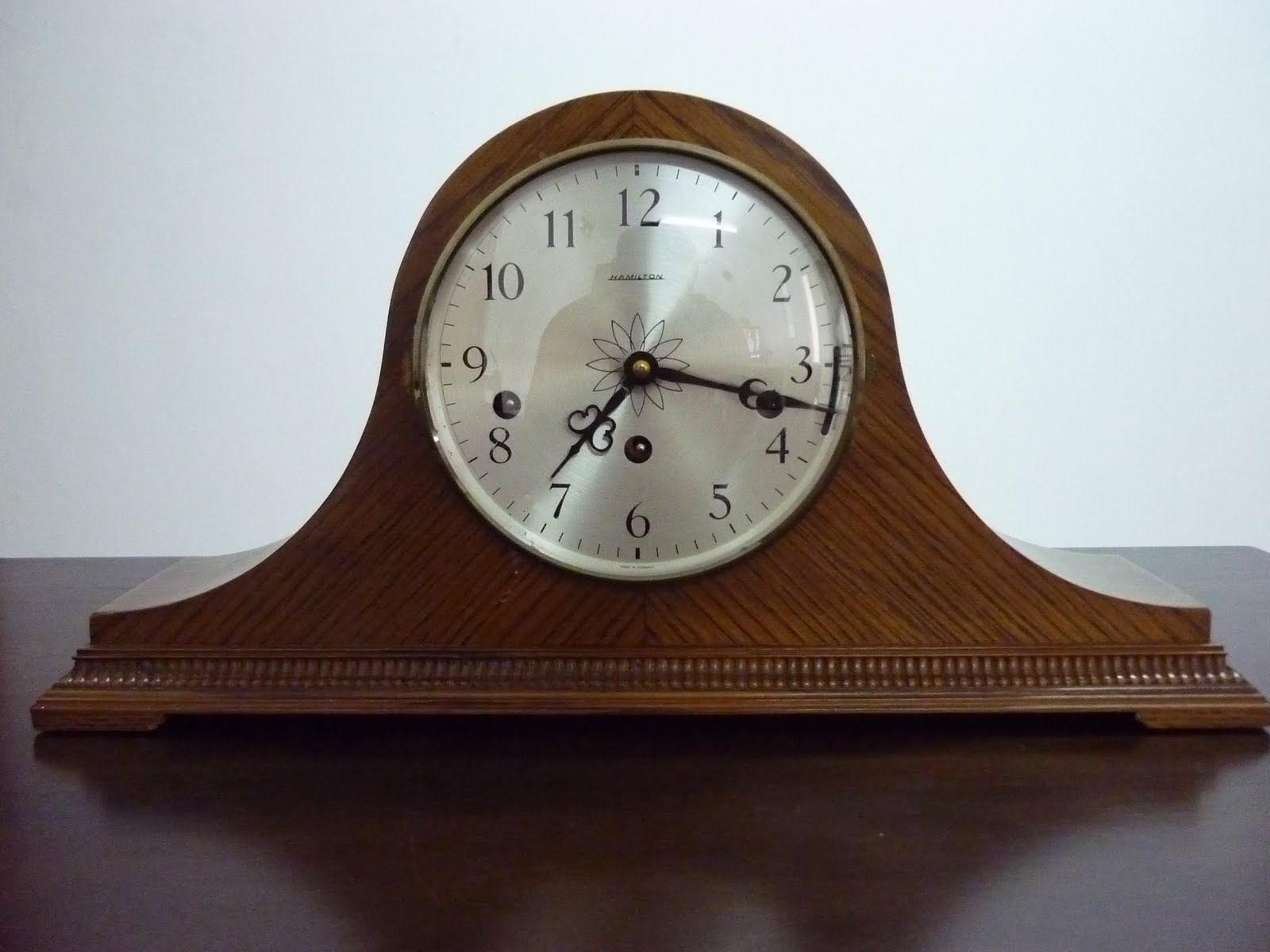 classicmalaya 131. Hamilton Wooden Mantle Clock (SOLD)