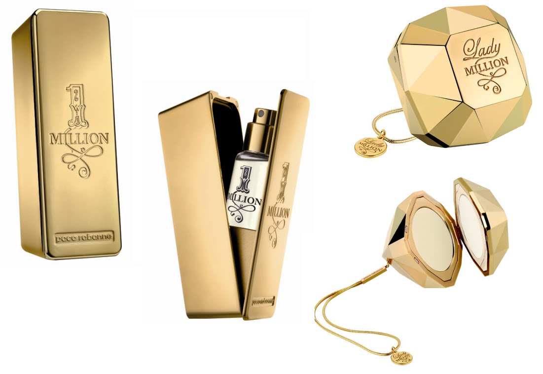Parfum Paco+Rabanne+1+million+and+lady+million+travel+and+solid+perfume