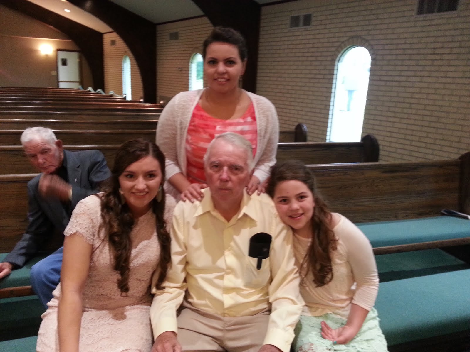 The girls and Pa