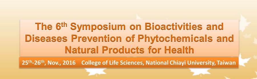 2016 International Symposium in Phytochemicals