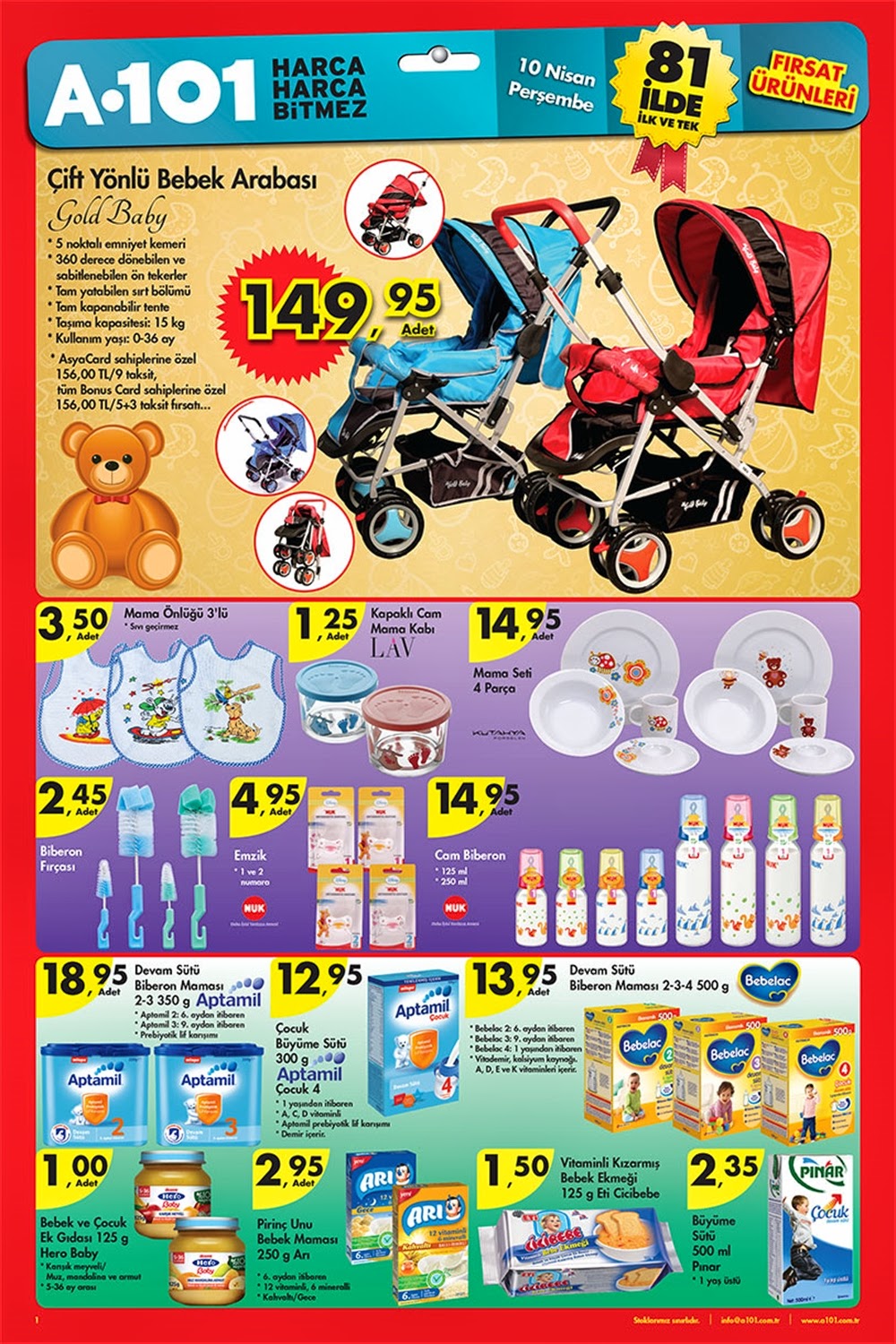 A101 10 Nisan Perşembe 2014 Güncel Broşür, Katalog ve A101 10 Nisan Perşembe 2014 Güncel Broşür, Katalog ve