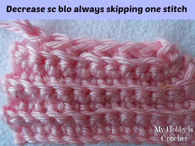 My Hobby Is Crochet: 3 Ways of decreasing the stitch single crochet in ...
