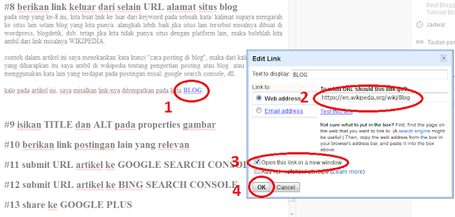Cara posting di blog
