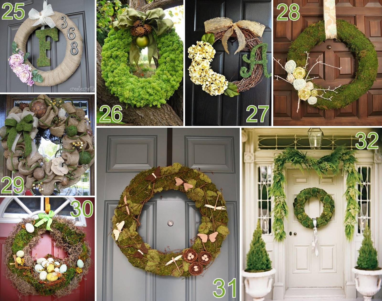 32 Crafts Ideas using Moss The Scrap Shoppe