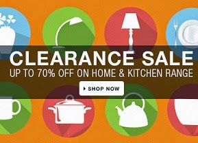 Clearance Sale: Up to 70% Off on Home Decor & Kitchen Needs @ Flipkart