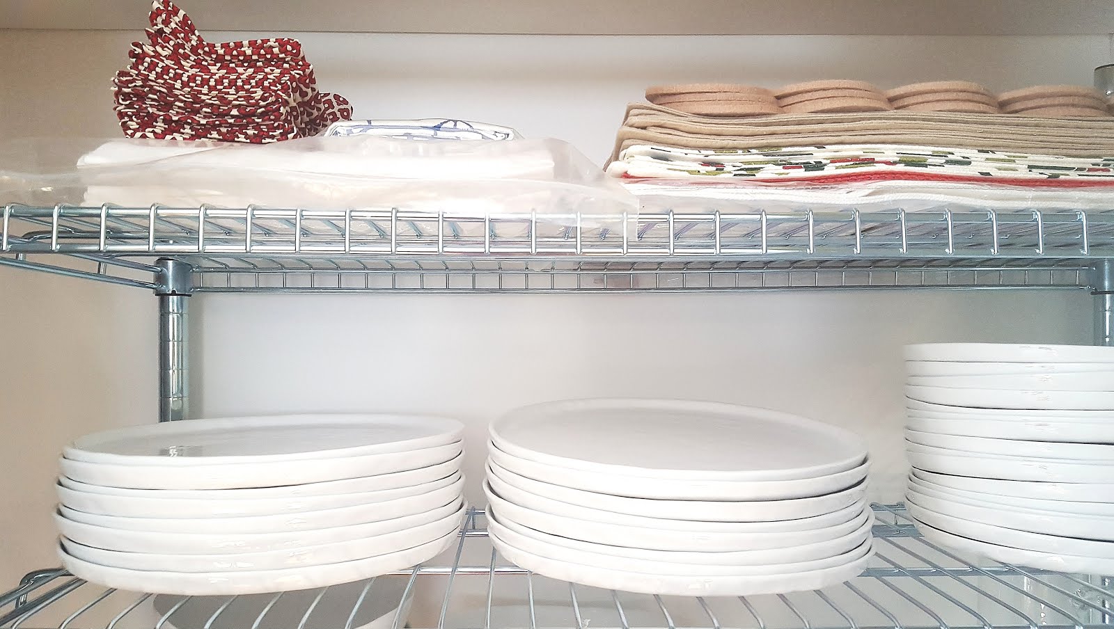 CraftyBridge Getting Organized Dining Room Closet