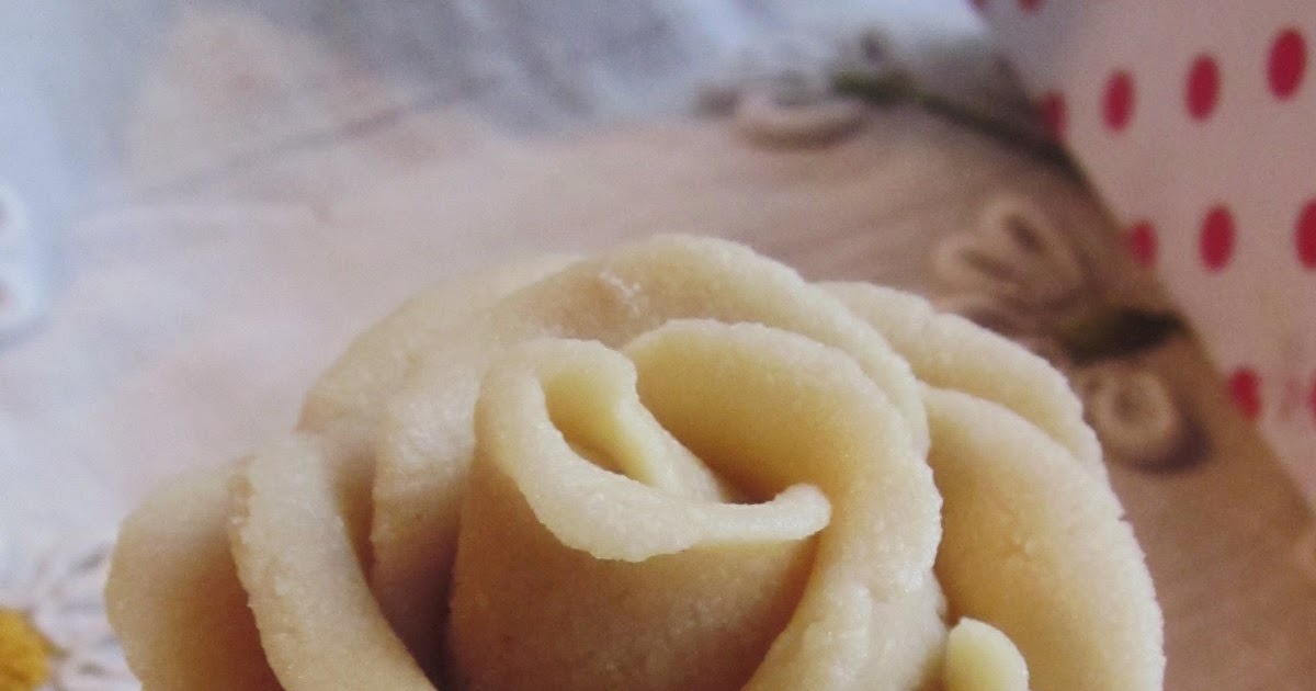 Chef Tess Bakeresse Homemade Marzipan and Roses using Almond Flour