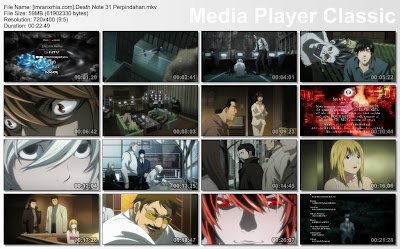 film / anime death note episode 31 "Perpindahan" bahasa indonesia