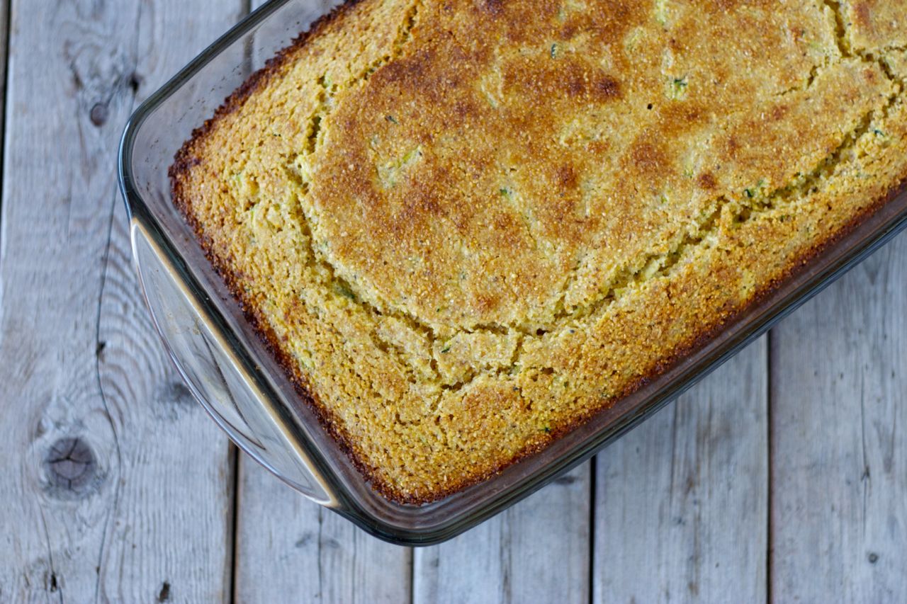 ZucchiniSpeckled Yogurt Corn Bread Craving Greens