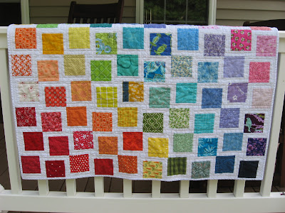 Rainbow Quilt ~ Finished!