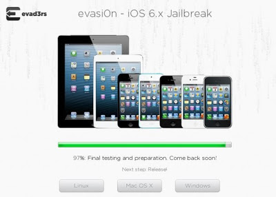 Jaibreak iOS 6 - Evasi0n - Evad3rs