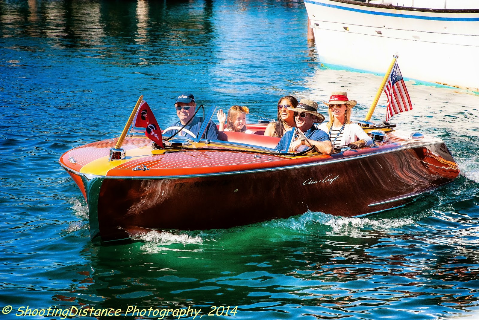 Classic Wooden Boats on Lake Tahoe Shooting the Breeze