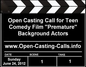 Feature Film Premature Open Casting Call