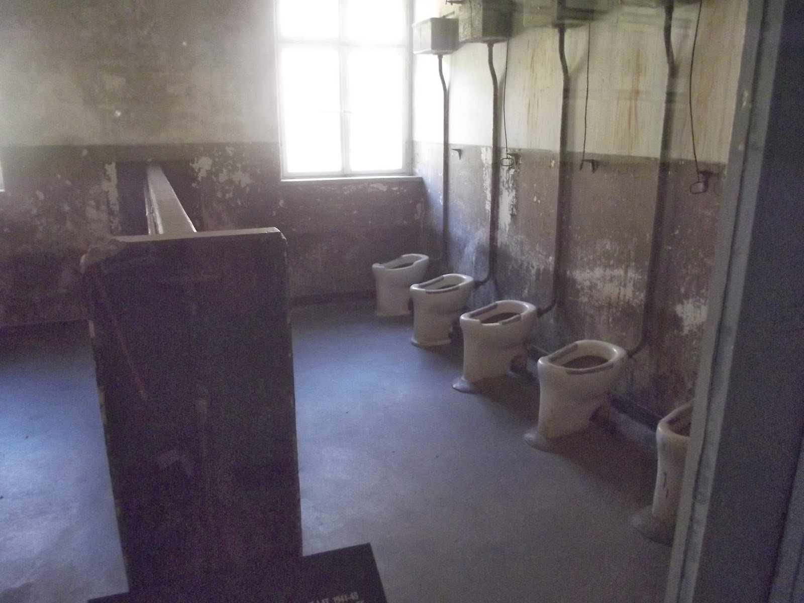 Auschwitz barrack bathroom Auschwitz barrack bathroom