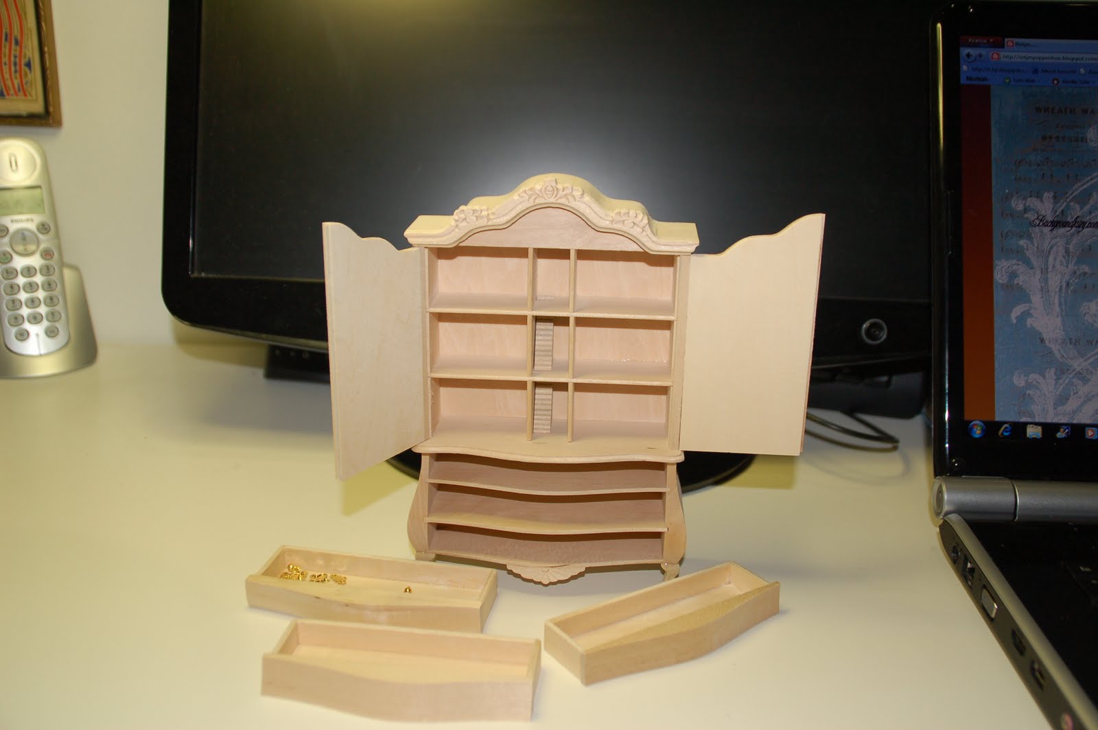Rietjes......: even iets heel anders Kabinet interieur