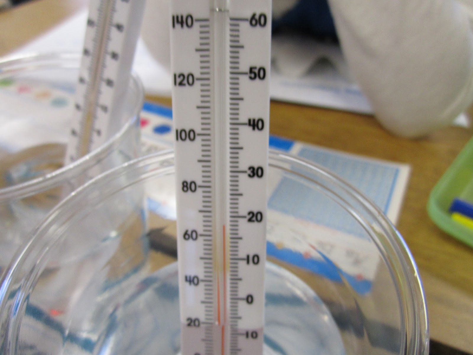 Mrs. Cowen's First Grade Using the Thermometer