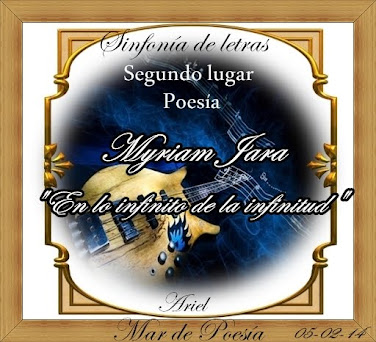 SINFONÍA DE LETRAS 2º LUGAR EN POESÍA