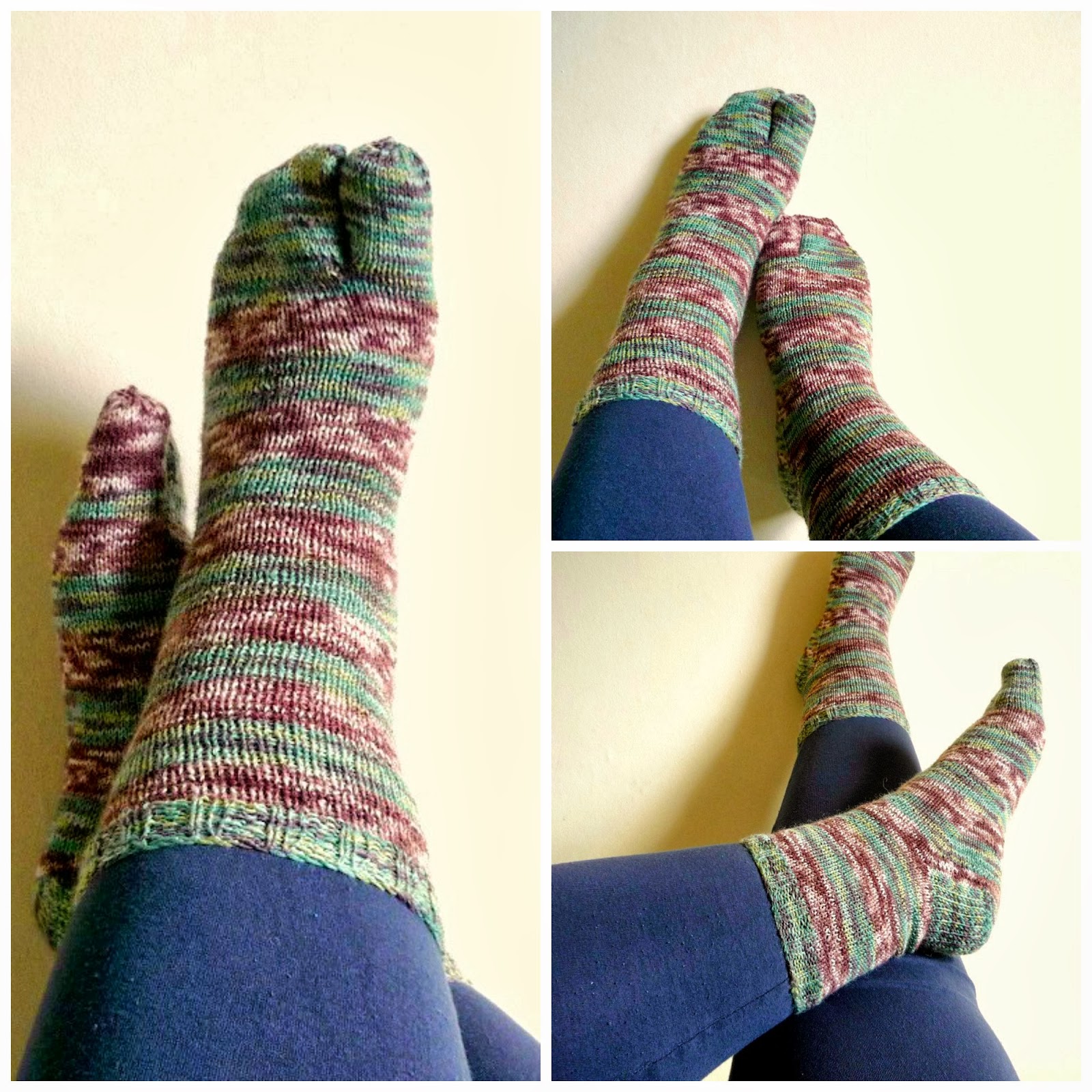 Absoknittinglutely! Bamboo Socks Finished!