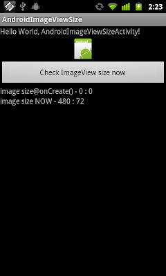 Get width and height of ImageView Get width and height of ImageView