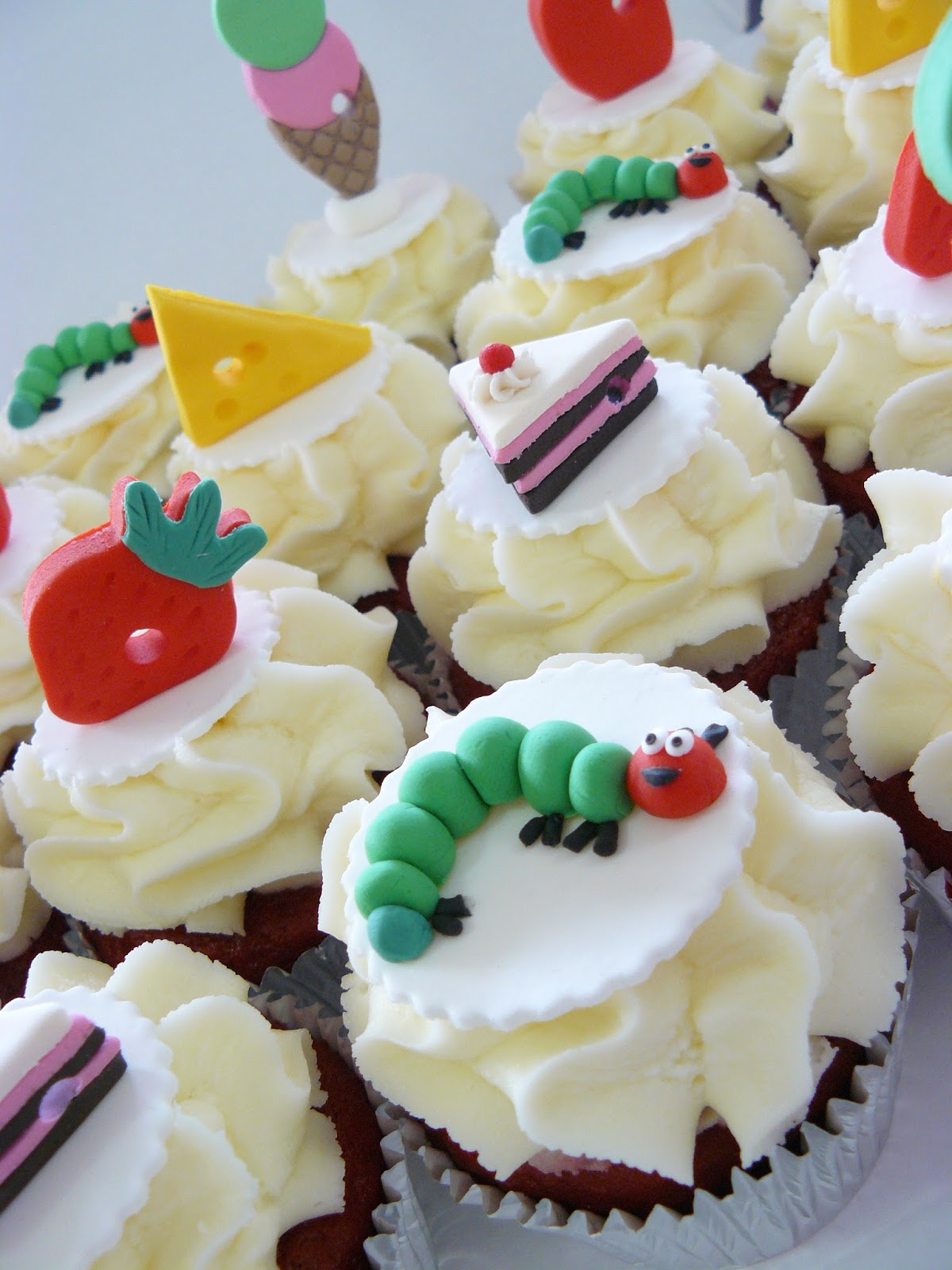 The Cup Cake Taste Brisbane Cupcakes The Very Hungry Caterpillar