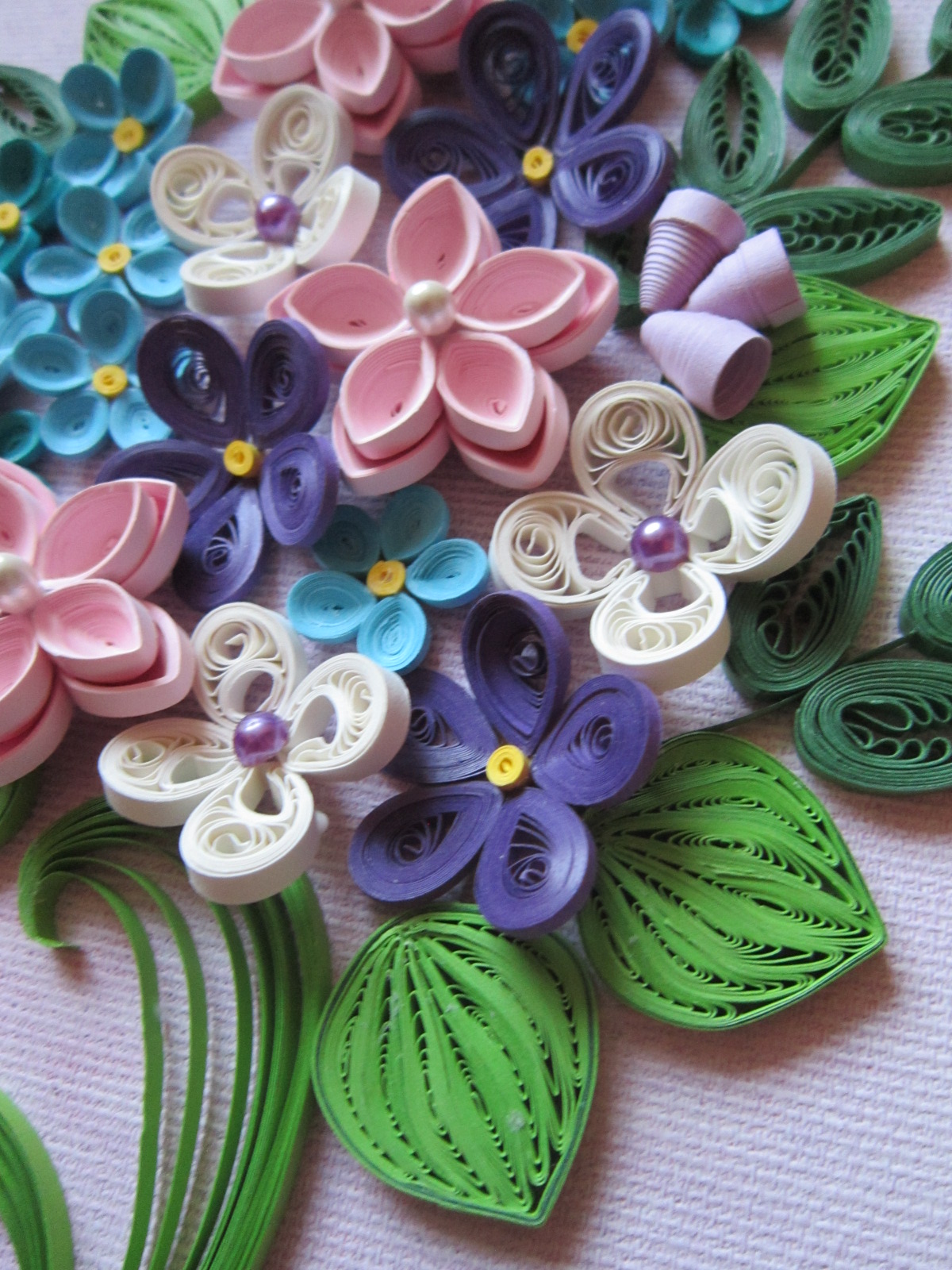 Quilling by Bianca Quilling pe pânză / Quilling on canvas