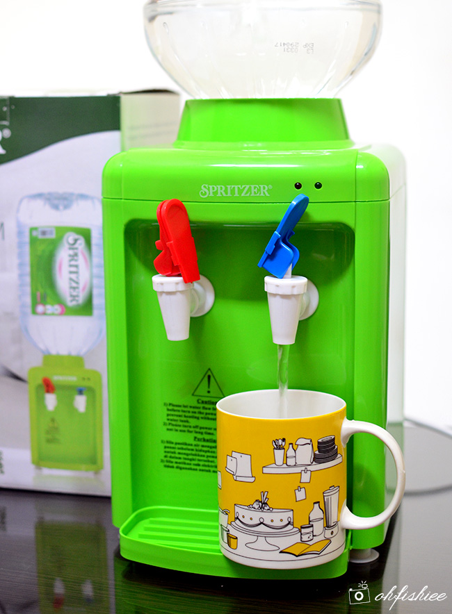 oh{FISH}iee Why I Love SPRITZER Hot & Warm Mini Dispenser + GIVEAWAY